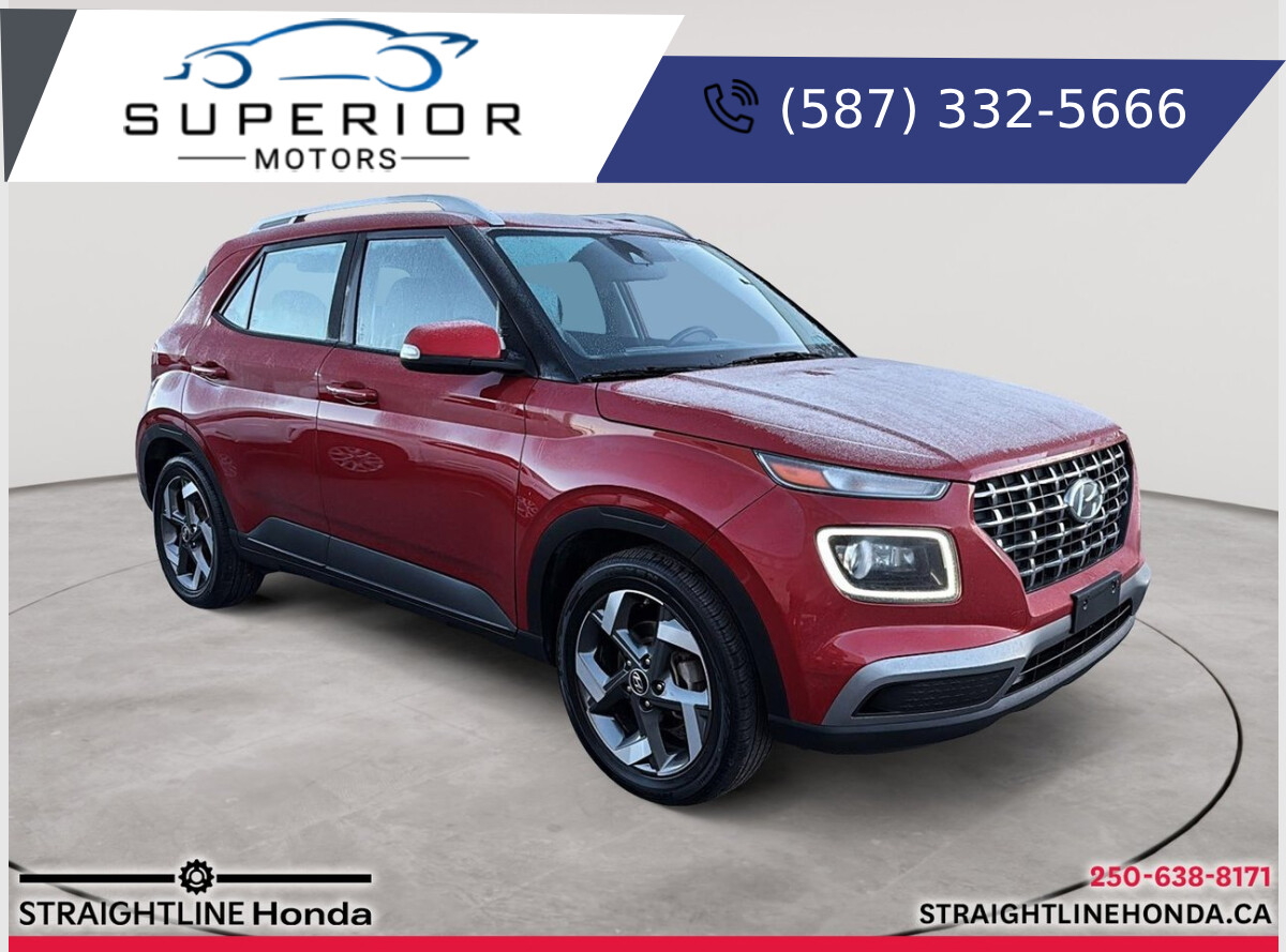 2020 Hyundai Venue Ultimate w/Black Interior