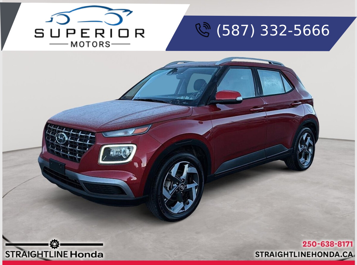 2020 Hyundai Venue Ultimate w/Black Interior